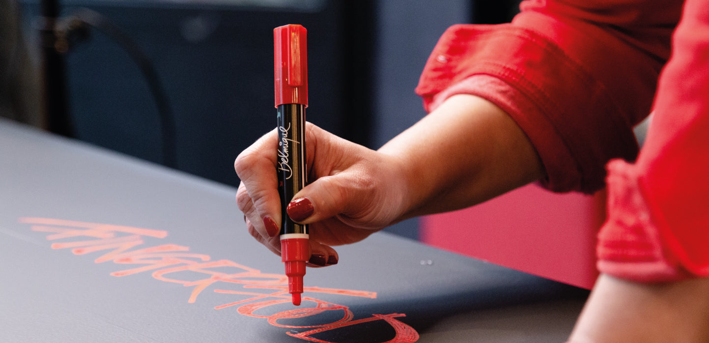 kreidemarker belmiqe kreidestift tafelstift kindermalstifte fensterstifte chalkmarkers chalkmarker chalklettering handlettering werbebild tafel werbeschild