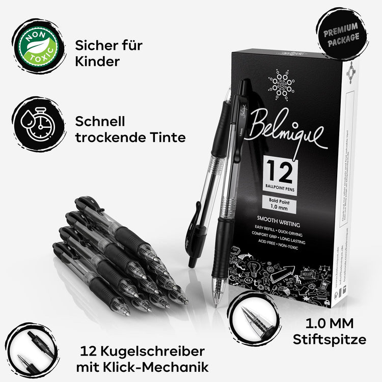 kugelschreiber schwarz kullis