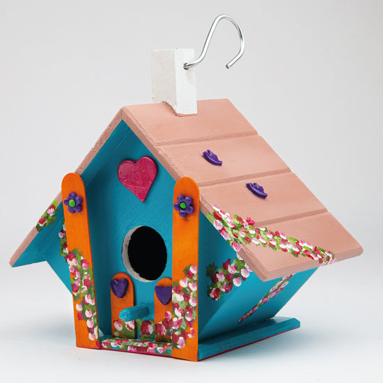 Belmique Bird House - Multicolored - 100% HANDMADE